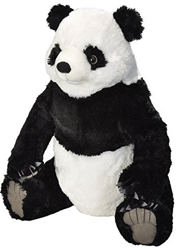 Wild Republic 19512 Jumbo pluszowy miś panda, duża przytulanka, pluszowe zwierzątko, Little Biggies, 53 cm, czarno-biały 19512