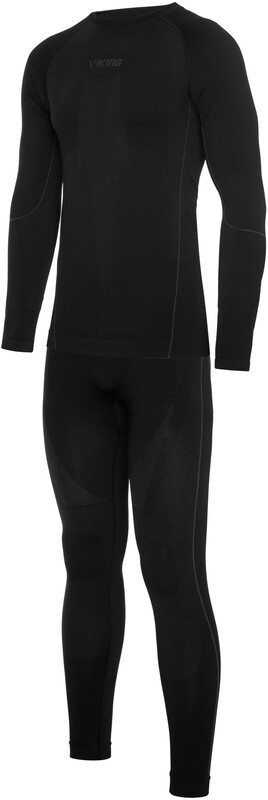 Viking Europe Europe Eiger Komplet bielizny Mężczyźni, black grey L 2020 Zestawy bielizny termicznej i narciarskiej 500212080-09-L