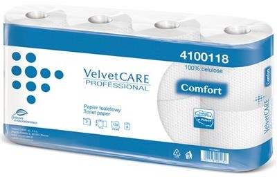 Velvet Papier toaletowy celulozowy Profesional, 2-warstwowy, 138 listków, 15m, 8szt., biały VLP-4100118