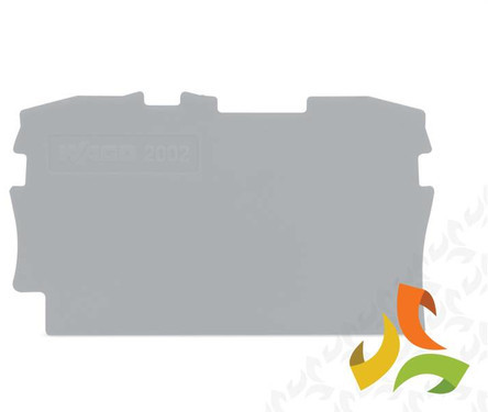 WAGO Ścianka końcowa/wewnętrzna grubość 0,8 mm szara 2002-1291 2002-1291/WAG
