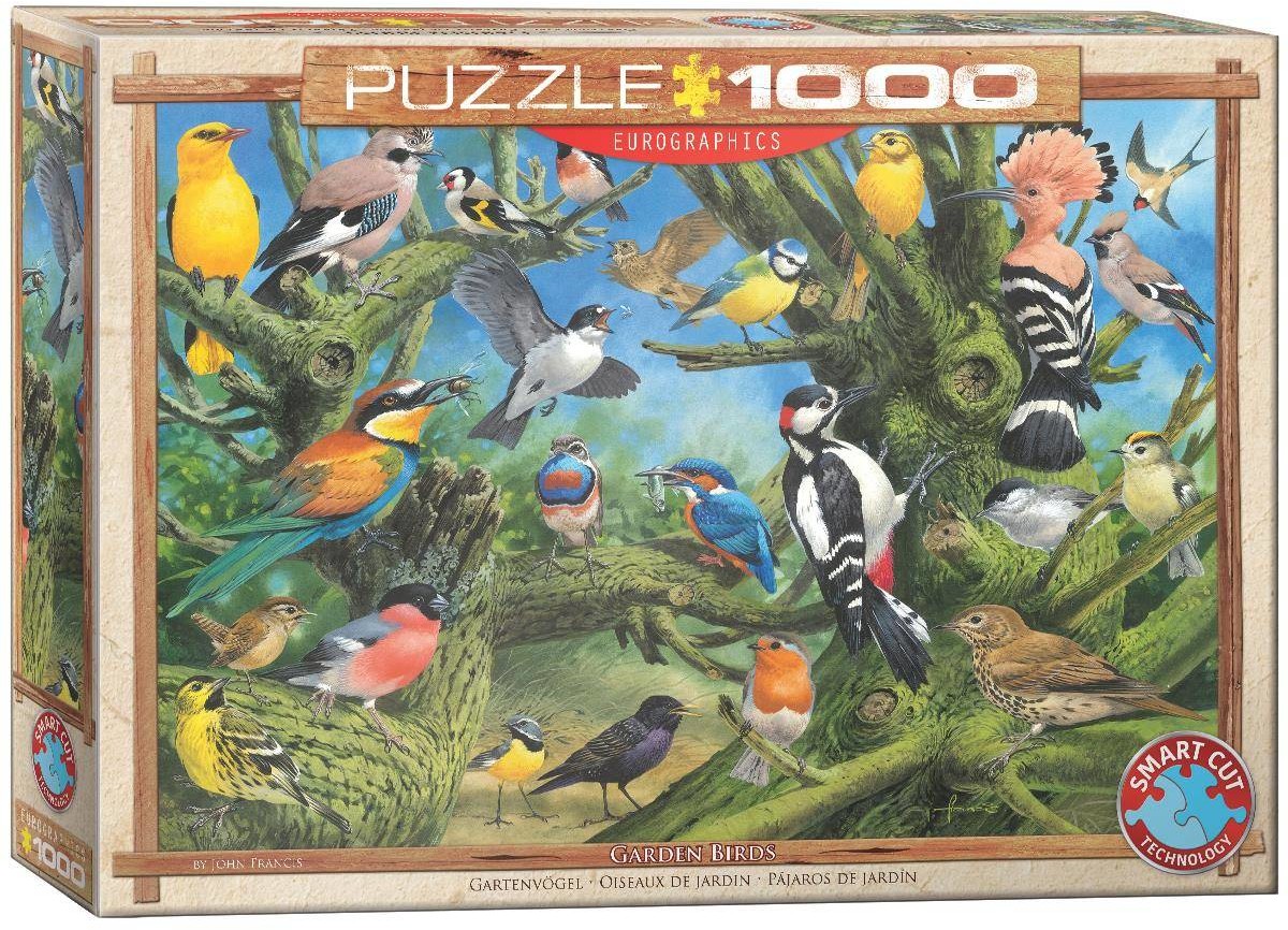 Eurographics Puzzle 1000 Garden Birds by Joahn Francis 6000-0967 -