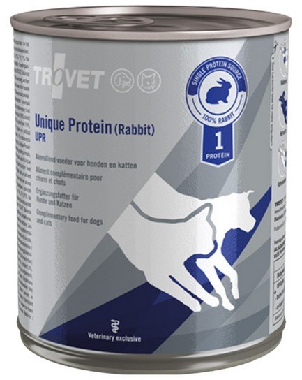 Trovet Unique Protein UPR Królik dla psa i kota puszka 800g DLA ZAMÓWIEŃ + 99zł GRATIS!