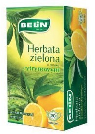 Belin Herbata zielona cytryna, 20 torebek