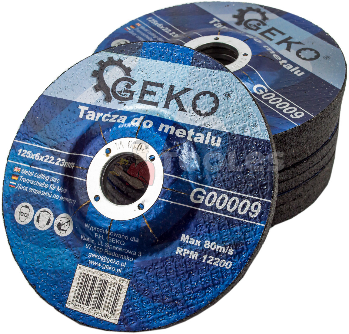 Geko Tarcza do szlifowania metalu stali 125x6x22.23 mm G00009