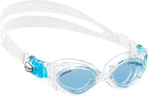 Cressi Kinder King Crab Premium okulary pływackie, niebieski, jeden rozmiar DE203161