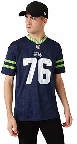 New Era New Era Męska koszulka z logo Nfl Oversize granatowy XXL 12572533