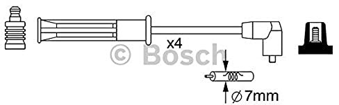 Bosch 0986357253 kabel zapłonowy 0986357253