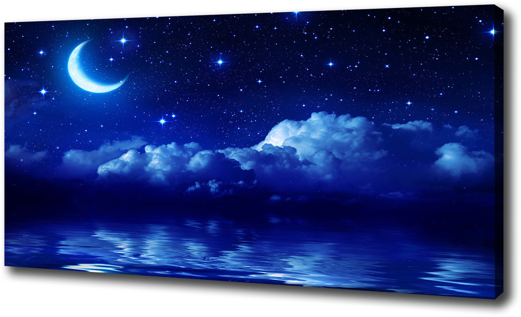 Foto obraz canvas Niebo nocą