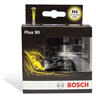 BOSCH H4 Plus +90, zestaw lamp samochodowych 1 987 301 074
