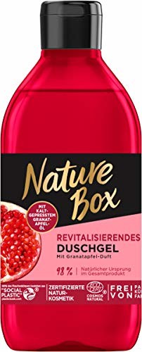 Nature Box rewitalizujący żel pod prysznic o zapachu granatu, 250 ml