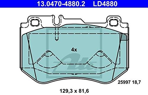 ATE Okładziny hamulcowe  13.0470  4880.2 13.0470-4880.2