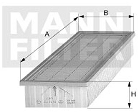 MANN Mann Filter CU34105 filtr powietrza do wnętrza CU 34 105