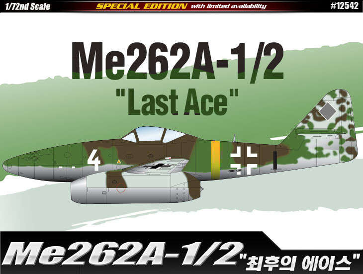 Academy Myśliwiec Me-262A-1/2 