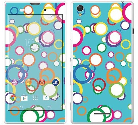 Sony Royal Sticker Royal tatuaż ścienny RS. 86097 samoprzylepny do Xperia T3, motyw Circles RS.86097