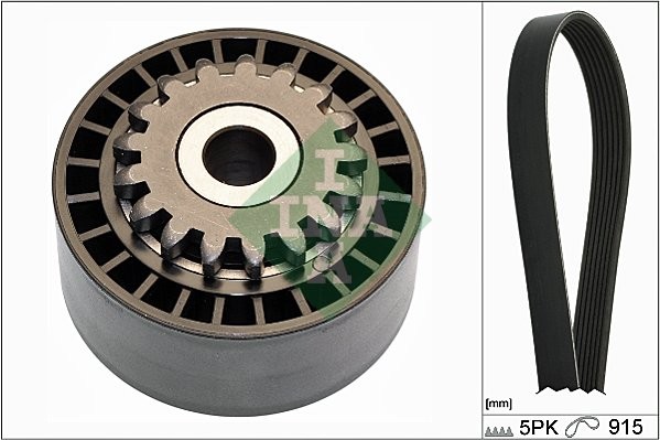 INA Zestaw paska klinowego wielorowkowego 529 0177 10 529 0177 10