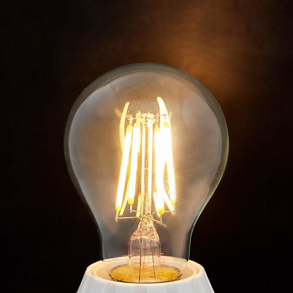 Lampenwelt com Żarówka LED Filament E27 4W 470lm 2 700 K,