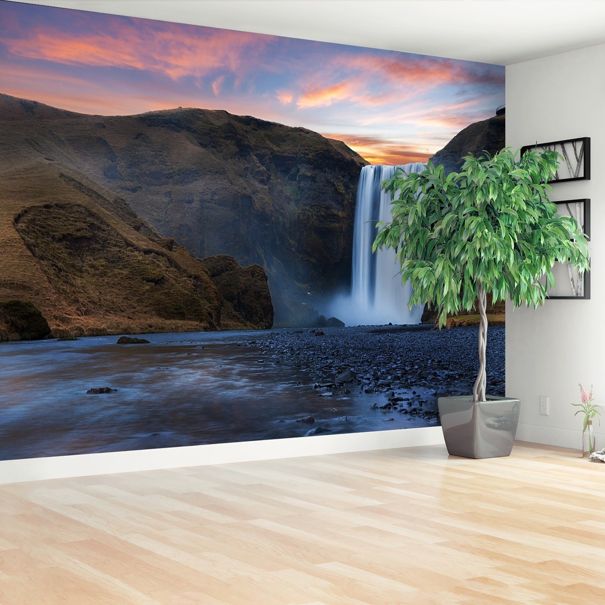 Fototapeta Wodospad Skogafoss