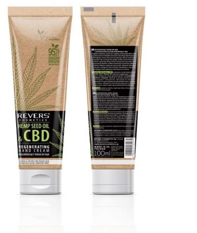Revers cosmetics Krem do rąk z olejem konopnym z CBD Revers Cosmetics 100ml 3E25-620E1_20