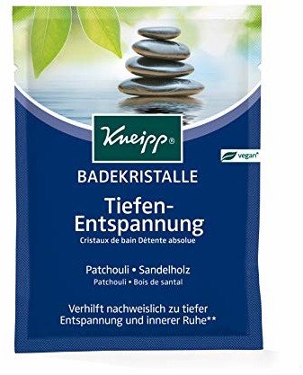 Kneipp kryształy kąpielowe, głębokie odprężenie, 12 sztuk w opakowaniu (12 x 60 g)