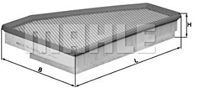 Mahle knecht LX 1762 filtr powietrza LX 1762