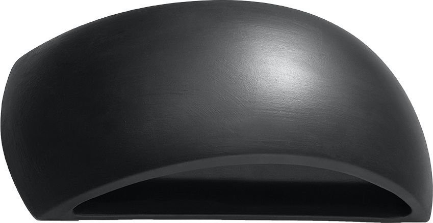 Czarny minimalistyczny kinkiet z ceramiki - EX716 Parella