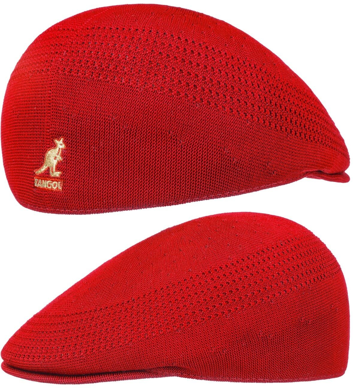 Kangol Płaski Kaszkiet Tropic 507 Ventair by czerwony, XXL (62-63 cm)