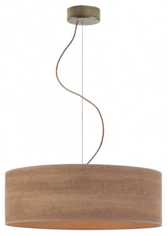 Żyrandol w stylu eko z abażurem 50 cm - Hring 4X