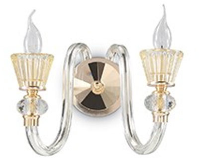 Ideal Lux Lampa Ścienna Strauss Ap2 140599 Średnica Wys. 23,0