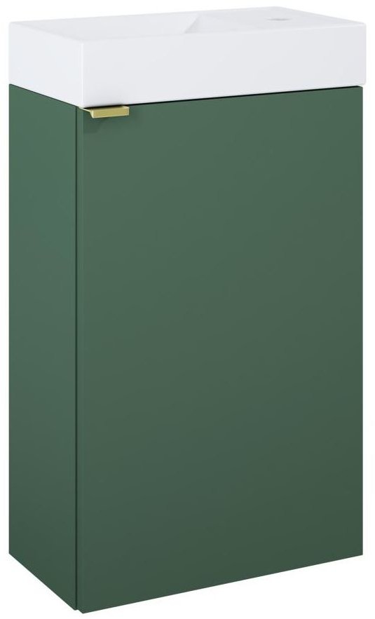 SENSEA Zestaw szafka z umywalką Katalonia Green 40 Sensea