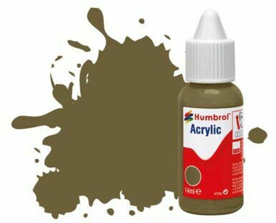 Humbrol Farba akrylowa Humbrol 86 - Olive Green Matt 14ml Humbrol DB0086