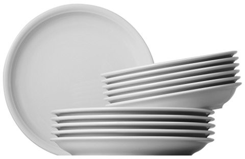 Thomas 11400 800001 18339 Trend zastawa stołowa 12-częściowa, biała 11400-800001-18339