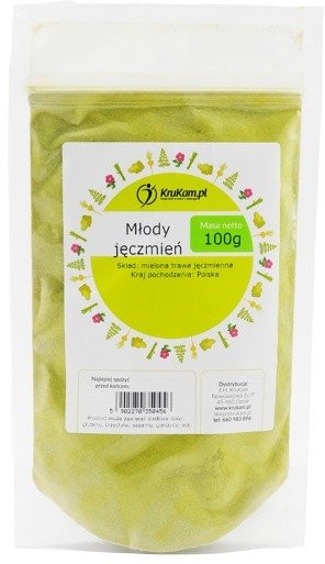 KruKam Młody jęczmień 100g