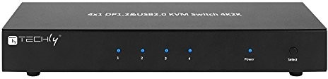 Techly Techly IDATA DP-KVM4 przełącznik KVM IDATA DP-KVM4