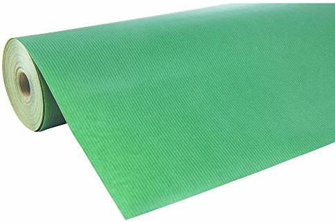Clairefontaine 507550C rolka papieru do pakowania prezentów (50 x 0,7 m, specjalna szerokość, papier siarczanowy, wytrzymały) 1 sztuka zielony 507550C