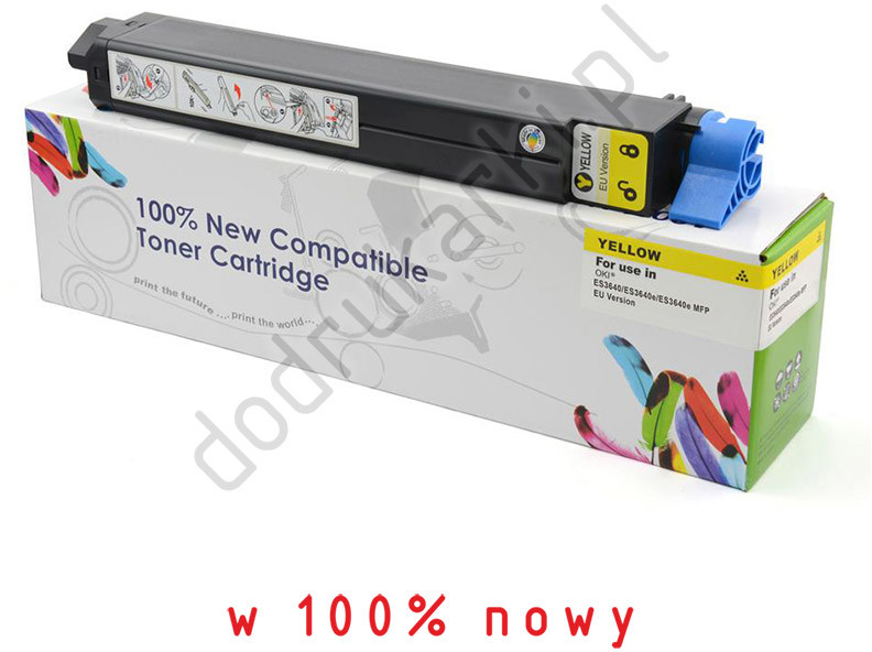 OKI Cartridge Web Toner żółty do ES3640 ES3640E MFP - zamiennik 43837105 [15k]