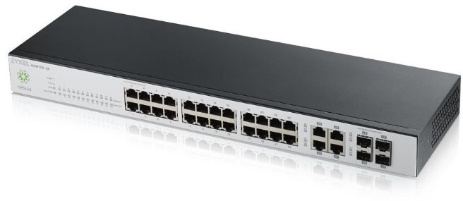 ZyXEL NSW100-28-EU0101F (24 porty 1GbE, 4 porty Combo SFP/RJ45, Nebula) NSW100-28-EU0101F