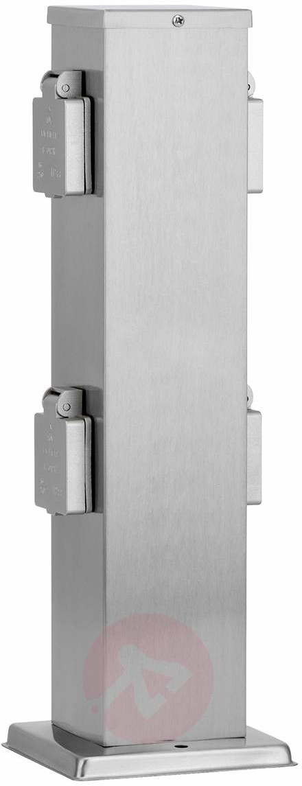 Słupek zasilający Outdoor z 4 gniazdami wtykowymi