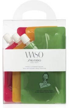Shiseido Waso Reset Cleanser Squad zestaw kosmetyków IV do doskonałego oczyszczania skóry