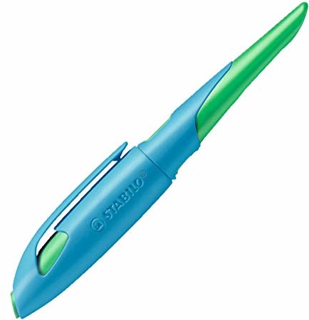 Stabilo 5012/2 41 easyb irdy fountain Pen ergonomiczne dla osób praworęcznych, niebieski/zielony 5012/2-41