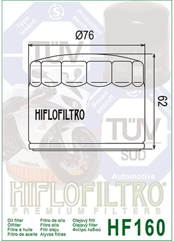 Hiflo Hiflo Filtro HF 160
