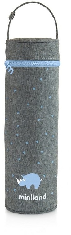 Miniland Termoopakowanie na termos/butelkę 500ml szary/niebieski ML89241 N02/2019