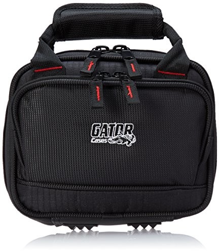 Gator Gator Obudowy wyściełane nylonowe mikser/torba do przenoszenia ze zdejmowanym paskiem; 20 cm x 16,25 cm x 6,75 cala (G-MIXERBAG-0608), czarne G-MIXERBAG-0608