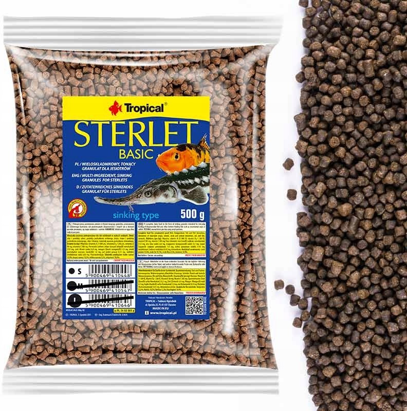 Tropical Sterlet Basic S pokarm dla jesiotrów 1l