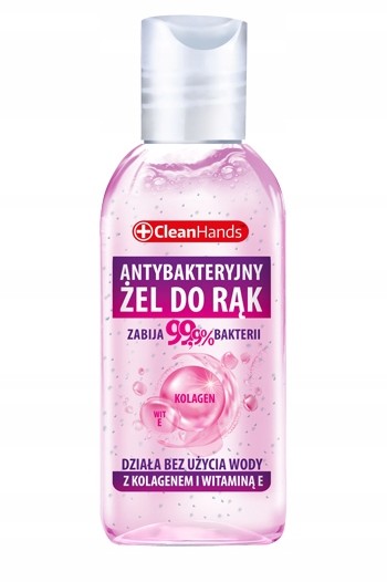 Żel Antybakteryjny Cleanhands kolagen wit E