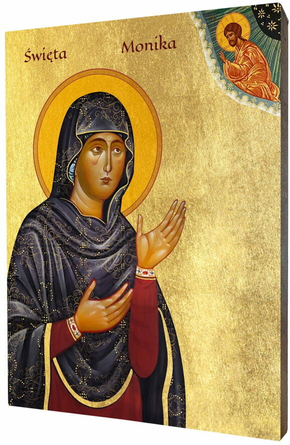 Art christiana Ikona religijna święta Monika ACHI160