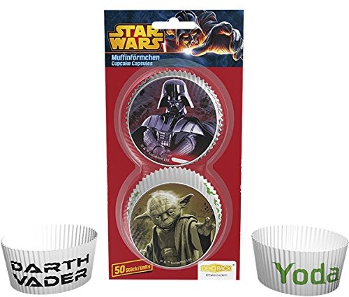 Dekoback DEKOBACK 01-14-00780 foremki do wypieku muffinek z motywem Star Wars, 50 sztuk 01-14-00780