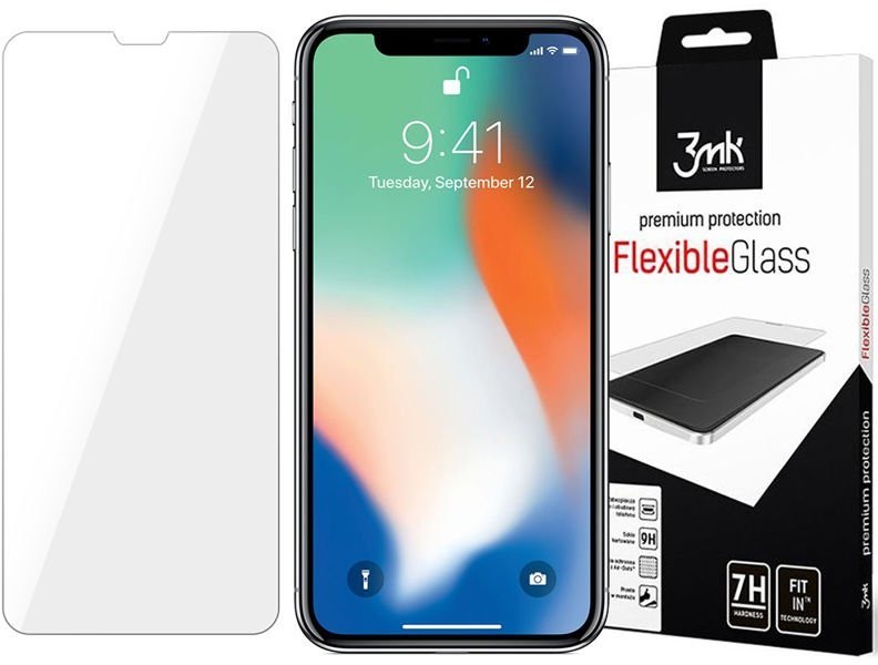 3MK Szkło Flexible Glass 7H Apple iPhone 11 + Szkło na obiektyw 039468
