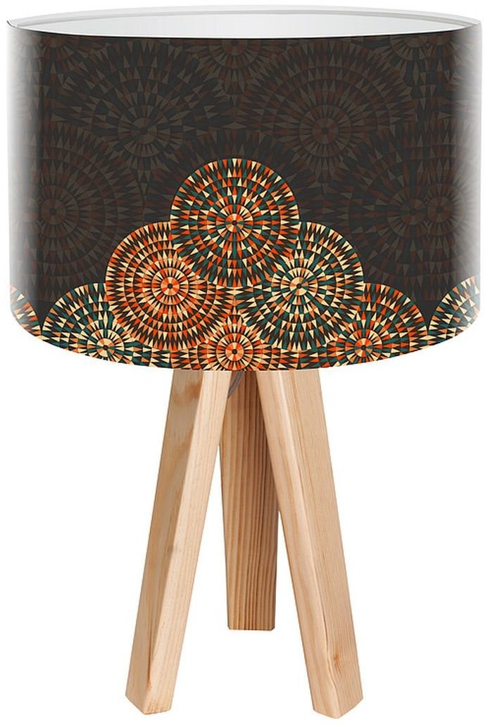 Macodesign Lampa biurkowa Etno koła mini-foto-090, 60 W