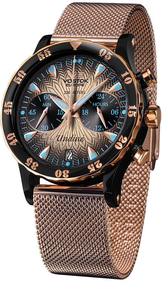 Vostok Europe Zegarek VK64-515E627B Undine Chrono -