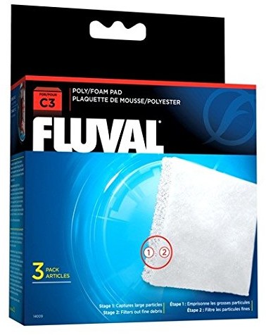 Fluval fluval C Clip-On filtr piankowy/Poly Cartridge szt. w opakowaniu